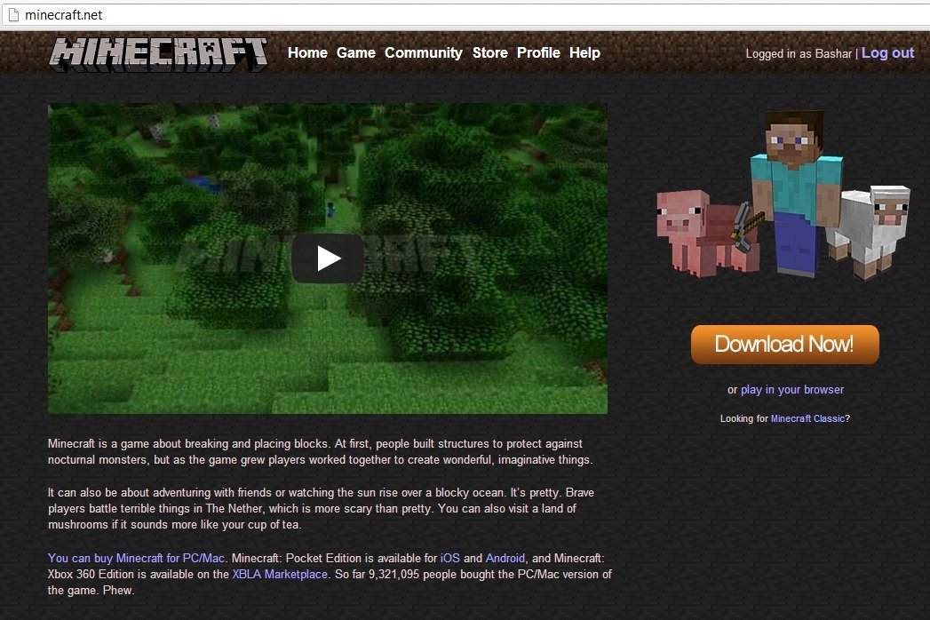 Play Classic Minecraft from your browser